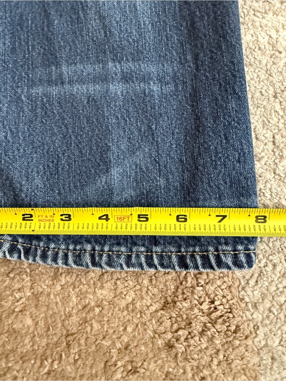 Polo Ralph Lauren Hampton Relax Straight-Leg Blue Denim Jeans- 35 x 32 - Picture 12 of 12